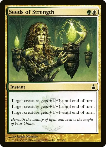 Seeds of Strength, Magic card RAV 227 — Ravnica: City of Guilds set