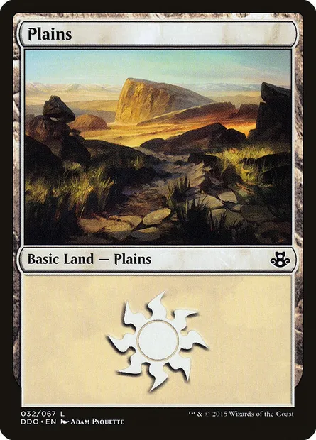 Plains, Magic card DDO 32 — Duel Decks: Elspeth vs. Kiora set