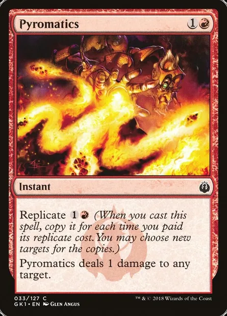 Pyromatics, Magic card GK1 33 — GRN Guild Kit set