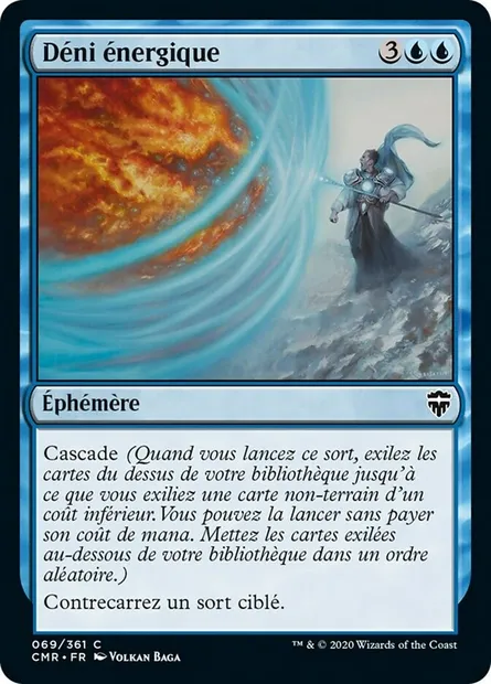 Déni énergique, carte Magic CMR 69 — extension Commander Legends