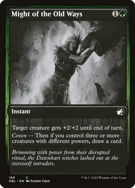 Puissance des traditions, carte Magic DBL 189 — extension Innistrad : Double Programme