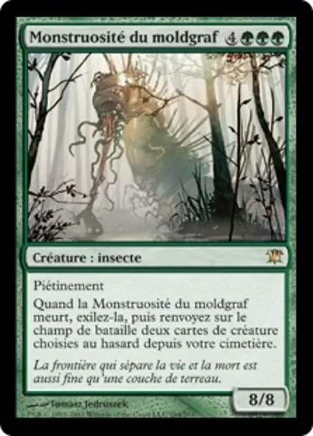 Monstruosité du moldgraf, carte Magic ISD 194 — extension Innistrad