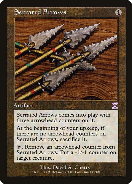 Flèches barbelées, carte Magic TSB 114 — extension Time Spiral Timeshifted