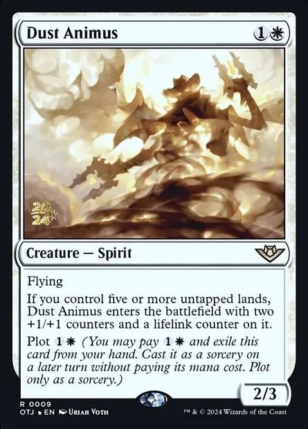 Dust Animus, Magic card POTJ 9s — Outlaws of Thunder Junction Promos set
