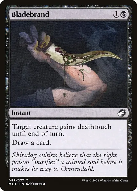 Bladebrand, Magic card MID 87 — Innistrad: Midnight Hunt set