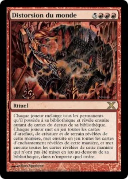 Distorsion du monde, carte Magic 10E 248 — extension Dixième édition