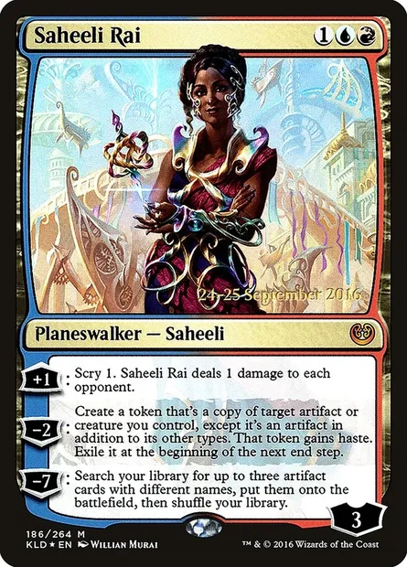 Saheeli Rai, Magic card PKLD 186s — Kaladesh Promos set