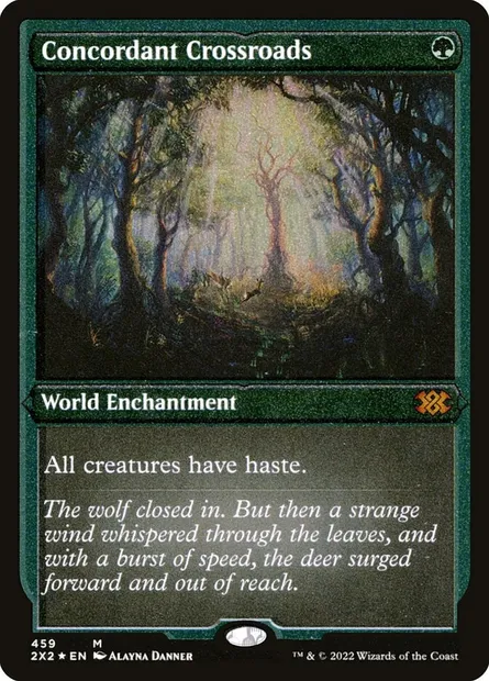 Concordant Crossroads, Magic card 2X2 459 — Double Masters 2022 set