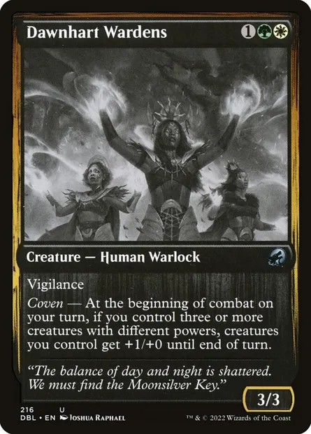 Gardes de Cerf-orient, carte Magic DBL 216 — extension Innistrad : Double Programme