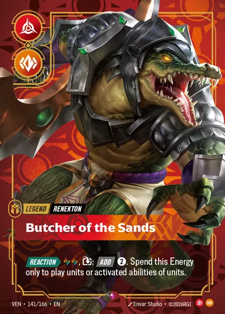 Butcher of the Sands, Riftbound card VEN 141 — Vendetta set