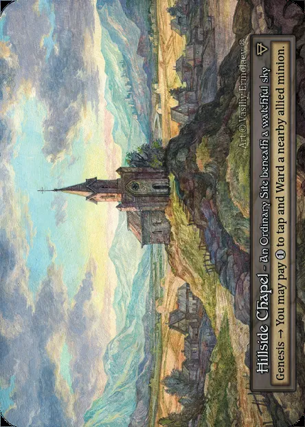 Hillside Chapel, carte Sorcery GOT 395 — extension Gothic