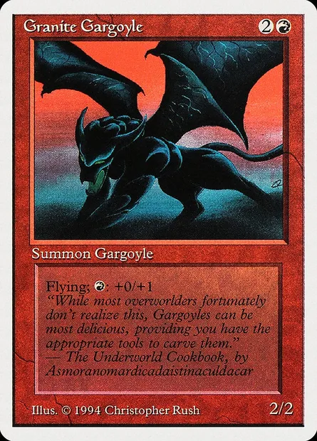 Granite Gargoyle, Magic card SUM 156 — Summer Magic / Edgar set