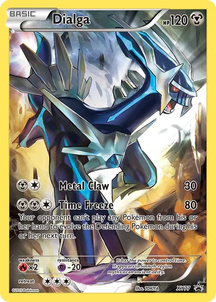 Dialga, Pokémon card XY 77 — XY Black Star Promos set