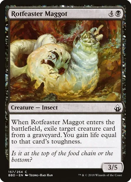 Rotfeaster Maggot, Magic card BBD 157 — Battlebond set