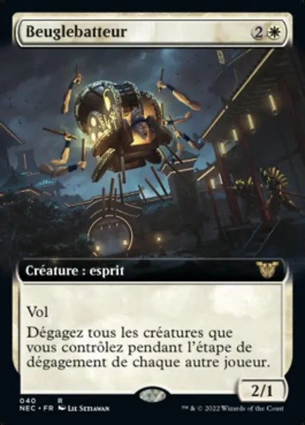 Beuglebatteur, carte Magic NEC 40 — extension Neon Dynasty Commander