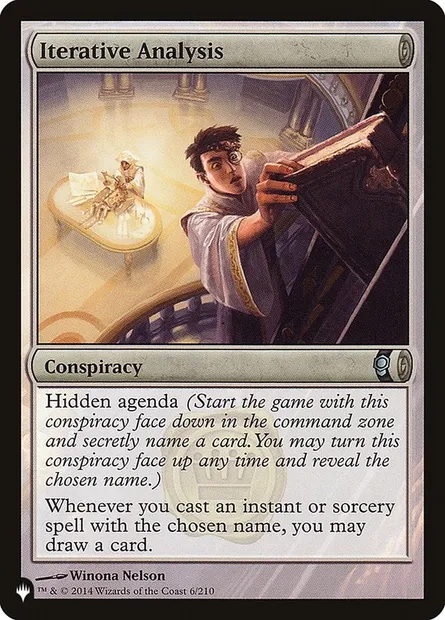Iterative Analysis, Magic card PLST CNS-6 — The List set