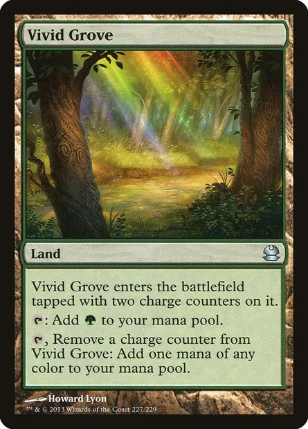 Vivid Grove, Magic card MMA 227 — Modern Masters set