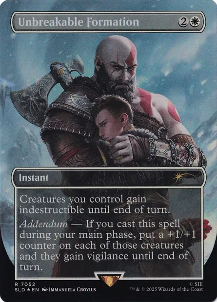 Unbreakable Formation, Magic card SLD 7052 — Secret Lair Drop set