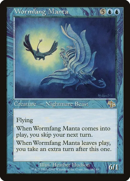Wormfang Manta, Magic card JUD 58 — Judgment set