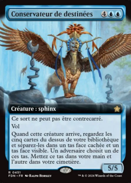 Conservateur de destinées, carte Magic FDN 451 — extension Foundations
