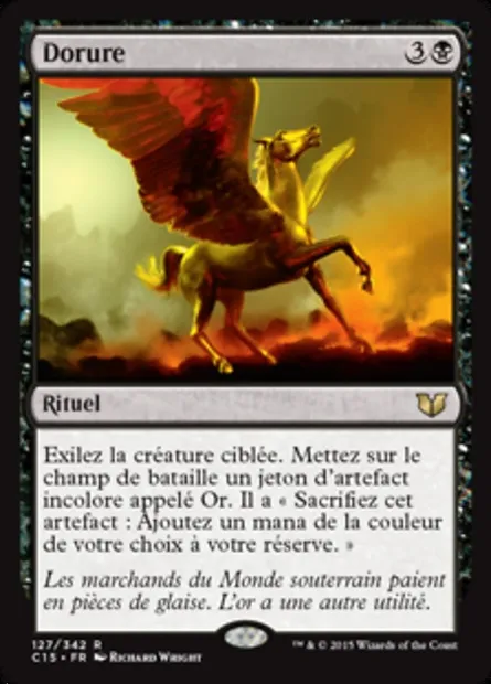 Dorure, carte Magic C15 127 — extension Commander 2015