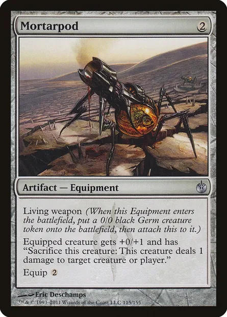 Mortarpod, Magic card MBS 115 — Mirrodin Besieged set