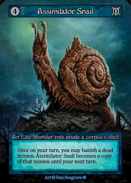 Assimilator Snail, carte Sorcery GOT 028 — extension Gothic