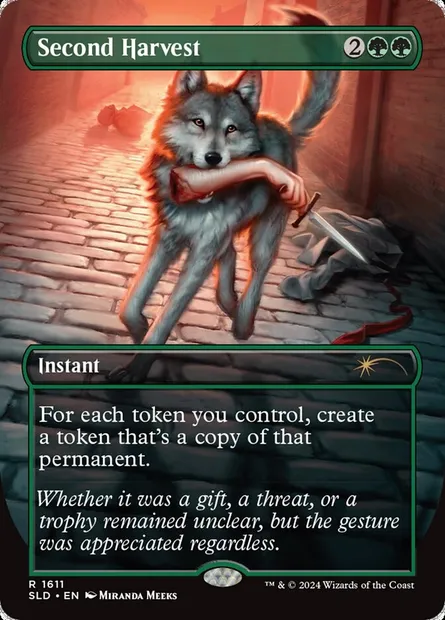 Deuxième récolte, carte Magic SLD 1611 — extension Secret Lair Drop