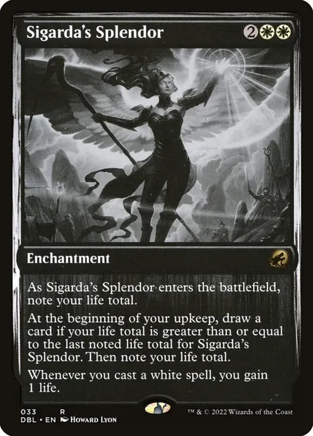 Splendeur de Sigarda, carte Magic DBL 33 — extension Innistrad : Double Programme