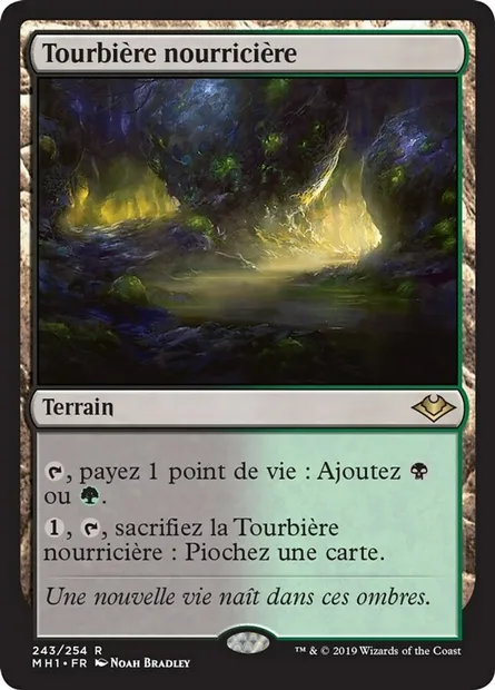 Tourbière nourricière, carte Magic MH1 243 — extension Horizons du Modern