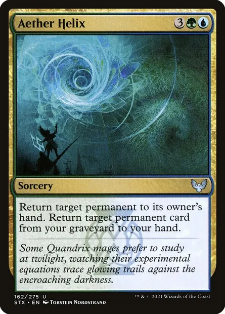 Aether Helix, Magic card STX 162 — Strixhaven: School of Mages set