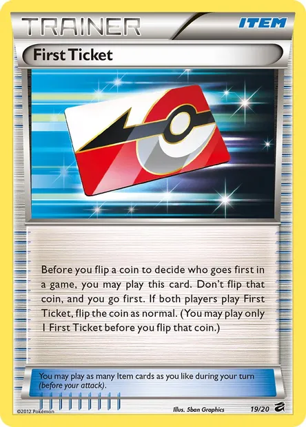 First Ticket, Pokémon card DRV 19 — Dragon Vault set