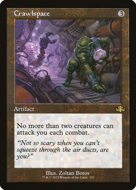 Crawlspace, Magic card DMR 375 — Dominaria Remastered set