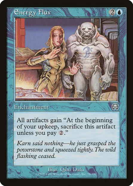Energy Flux, Magic card MMQ 78 — Mercadian Masques set