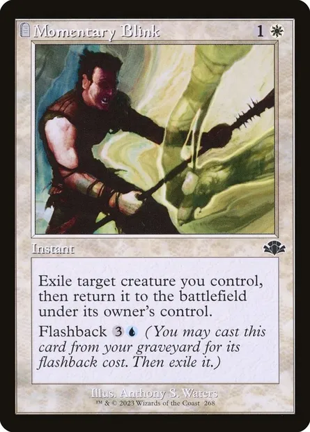 Momentary Blink, Magic card DMR 268 — Dominaria Remastered set