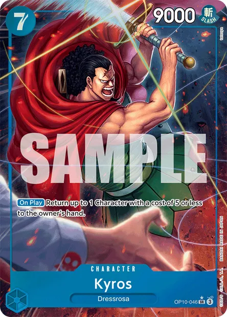 Kyros, One Piece card OP10-046 — ROYAL BLOOD set