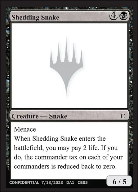 Shedding Snake, carte Magic UNK CB05 — extension Unknown Event