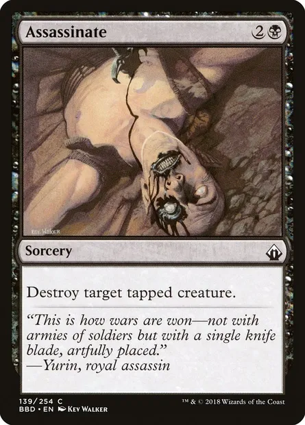 Assassinate, Magic card BBD 139 — Battlebond set