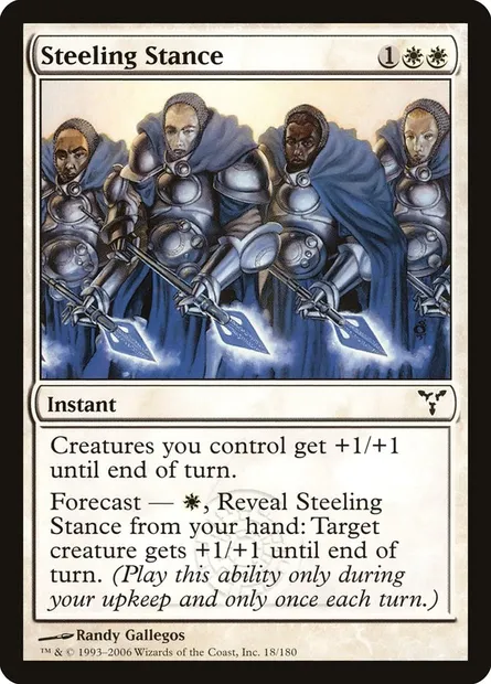 Steeling Stance, Magic card DIS 18 — Dissension set