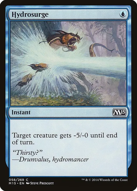 Hydrosurge, Magic card M15 58 — Magic 2015 set