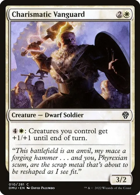 Charismatic Vanguard, Magic card DMU 10 — Dominaria United set
