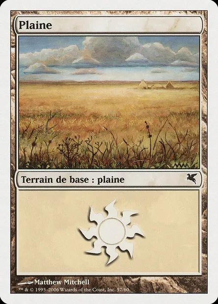 Plains, Magic card PSAL G57 — Salvat 2005 set