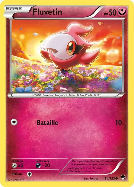 Fluvetin, carte Pokémon BKP 84 — extension Rupture Turbo