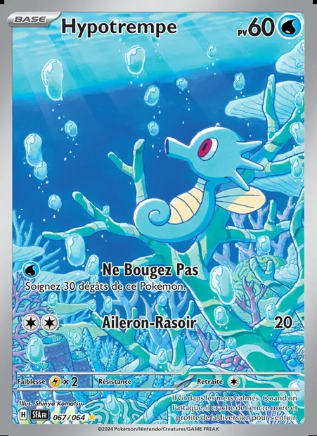 Hypotrempe, carte Pokémon SFA 067 — extension Fable Nébuleuse