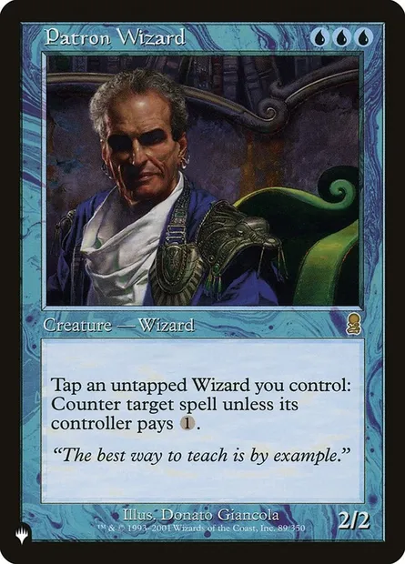 Patron Wizard, Magic card PLST ODY-89 — The List set