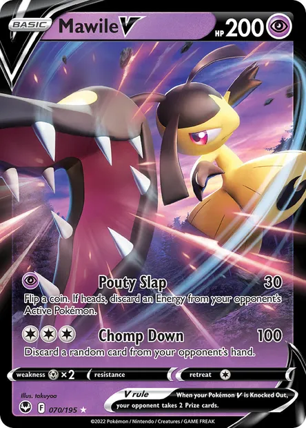 Mawile V, Pokémon card SIT 070 — Silver Tempest set
