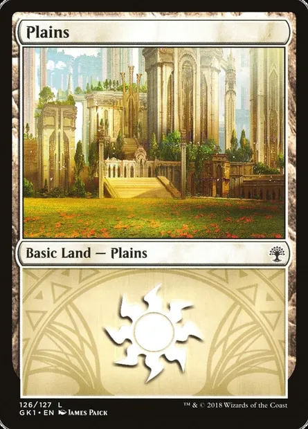 Plains, Magic card GK1 126 — GRN Guild Kit set