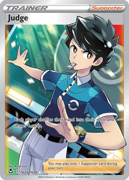 Judge, Pokémon card SIT TG25 — Silver Tempest set