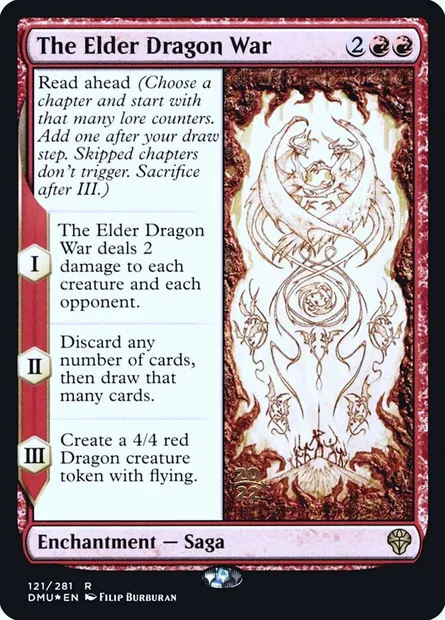 The Elder Dragon War, Magic card PDMU 121s — Dominaria United Promos set