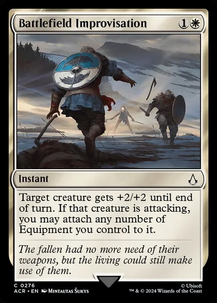 Battlefield Improvisation, Magic card ACR 276 — Assassin's Creed set